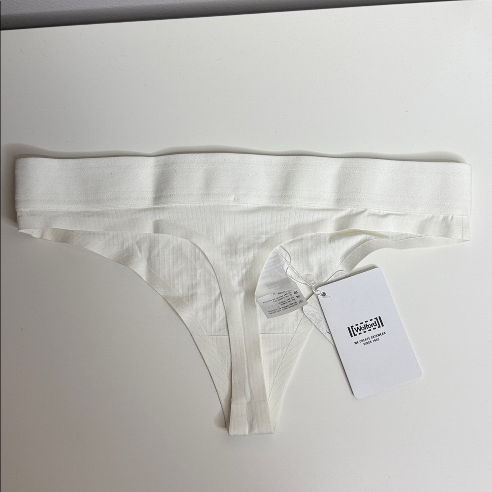 Wolford White Thong Underwear NWT  $55 - Picture 3 of 3